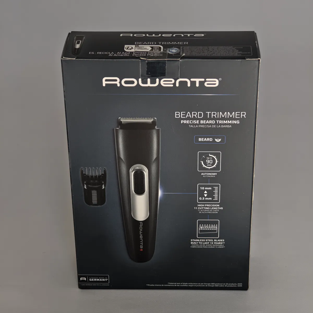 Tondeuse à barbe Rowenta Beard Trimmer – Précision 0,5 à 10 mm – Autonomie 90 min - Image 1